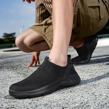 Xajzpa Men's Sneakers Breathable Casual Shoes Non Slip Comfortable Lightweight Summer Shoes for Male Soft Sole Fashion Mesh Sneakers